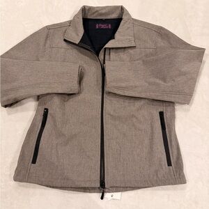 Women’s Cowgirl Legend lightweight Gray Zip-Up Jacket with Black Accents